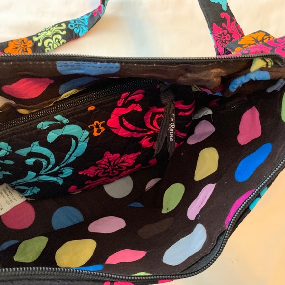 Multicolor quilt purse with bonus change purse - Picture 7 of 8